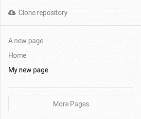 Wiki sidebar