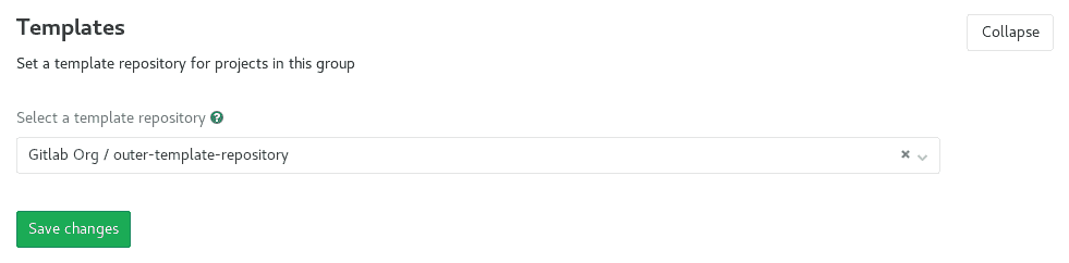 Group file template settings