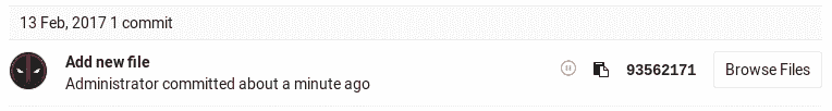 New commit pending
