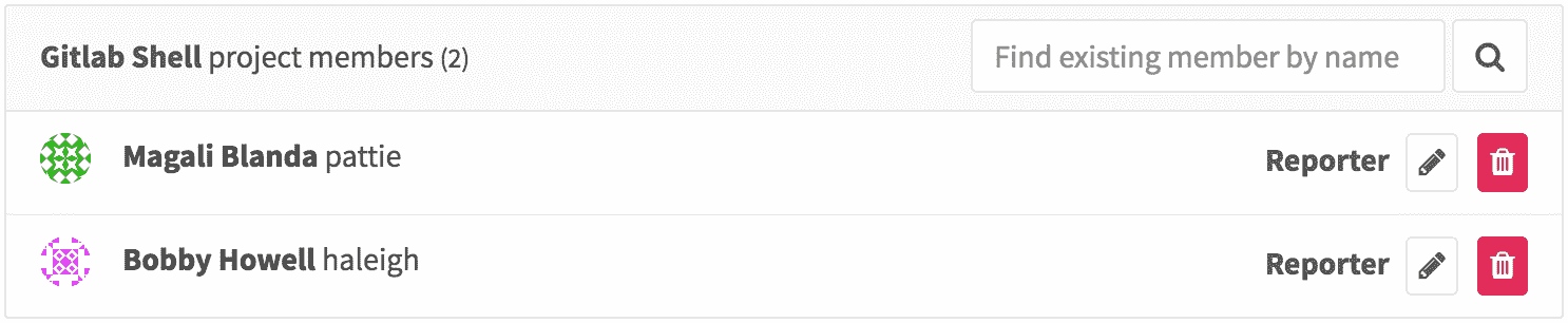 List members