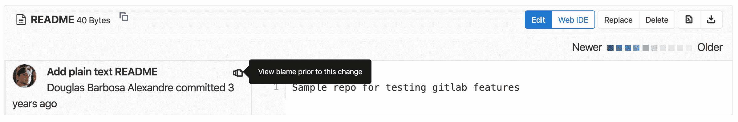 Blame previous commit Blame previous commit