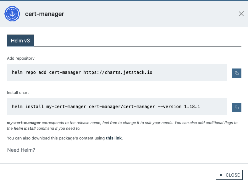 Cert-Manager安装指导